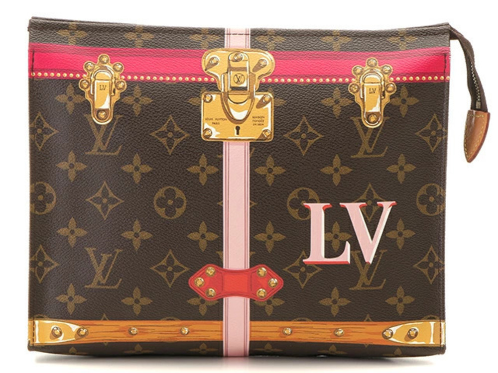 LOUIS VUITTON Pochette Toilette Monogram Summer Trunk Collection